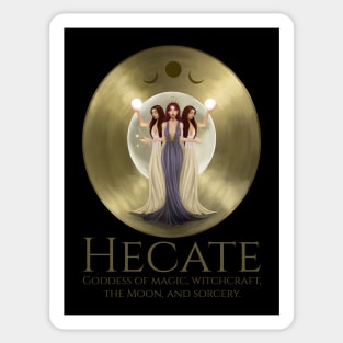 Hecate - Goddess Of Magic, Witchcraft, The Moon, And Sorcery - Ancient Greek Mythology Sticker